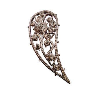 Vintage Signed Givenchy Paisley Brooch (A2094)